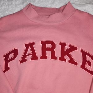 PARKE MOCK NECK SWEATSHIRT SZ L